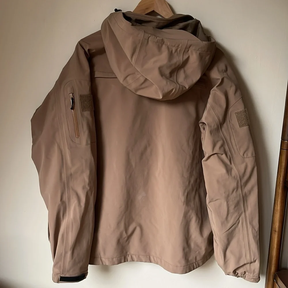 5.11 Tactical Series Tan Performance Jacket with Hood - Picture 2 of 13